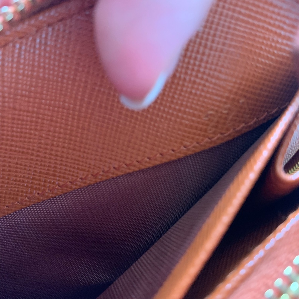 Prada Saffiano Leather Wallet | Papaya - Picture 13 of 15
